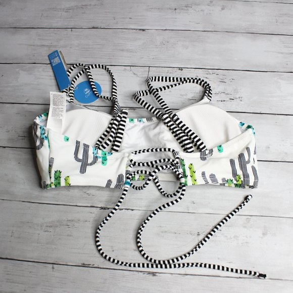 Cupshe Women's Swim Top High Waist Bikini Bottoms Size XL Swimsuit 2 Pc - Picture 6 of 9